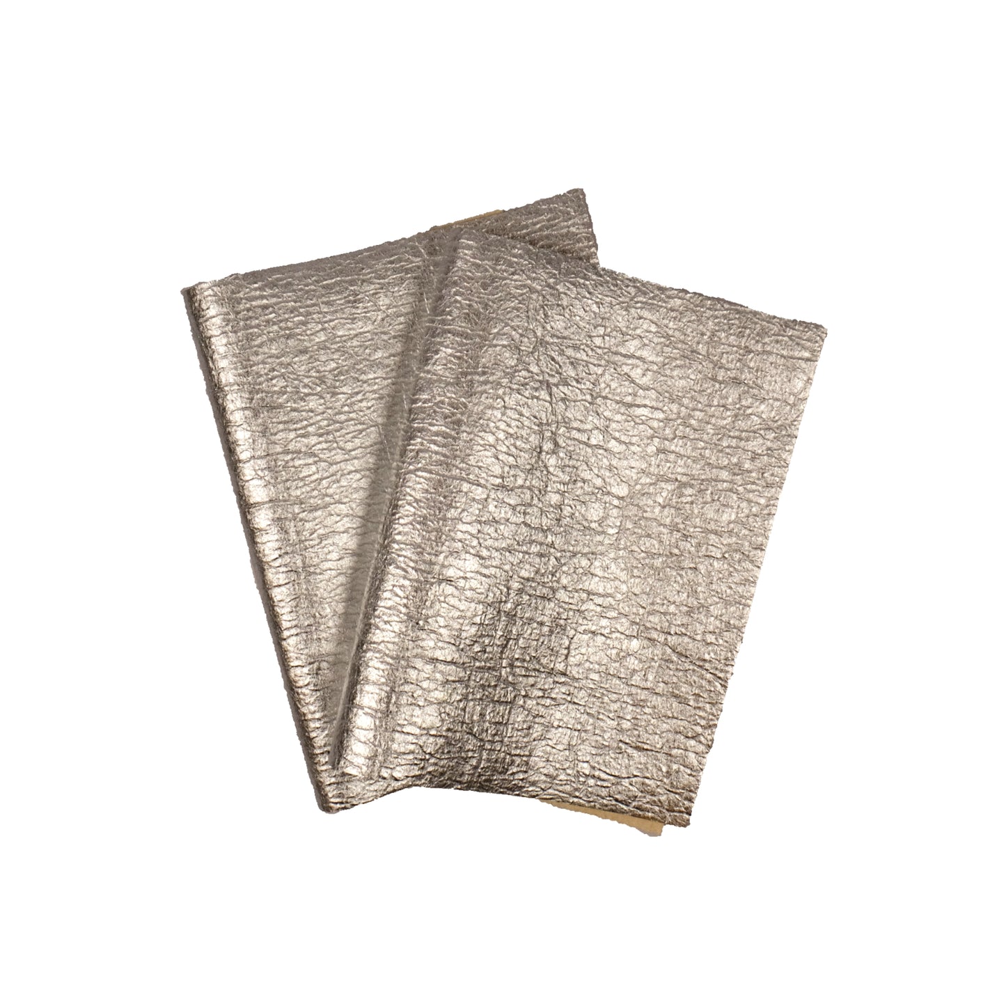 Veganes Ananasleder in metallischem Silber - Ananasleder Silber