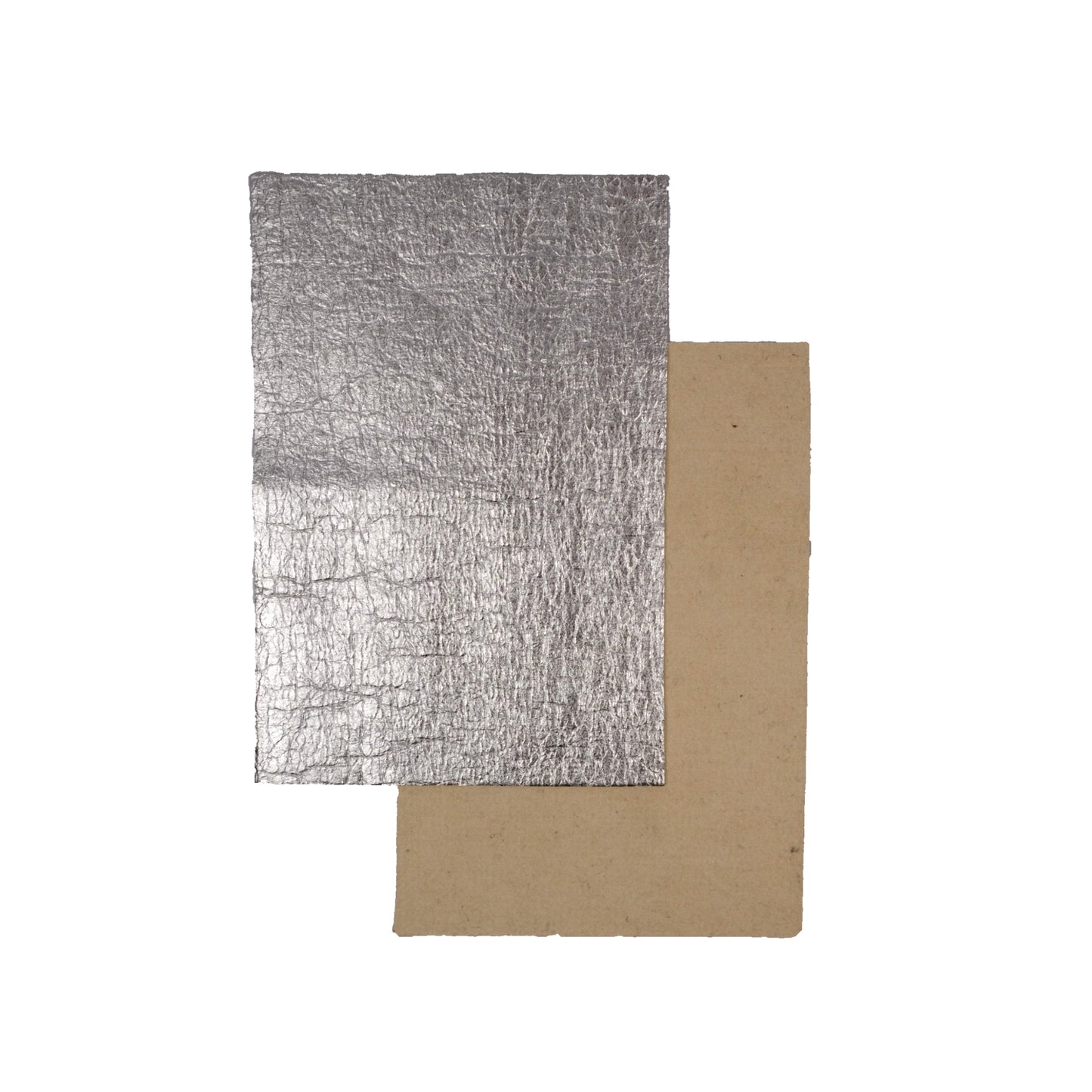 Veganes Ananasleder in metallischem Silber - Ananasleder Silber