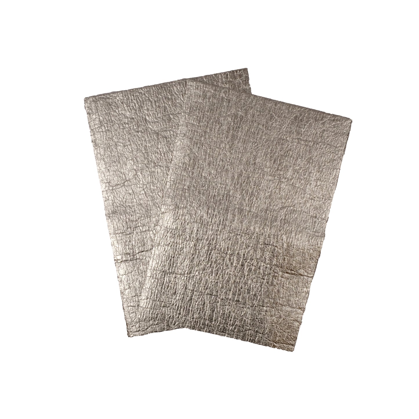 Veganes Ananasleder in metallischem Silber - Ananasleder Silber
