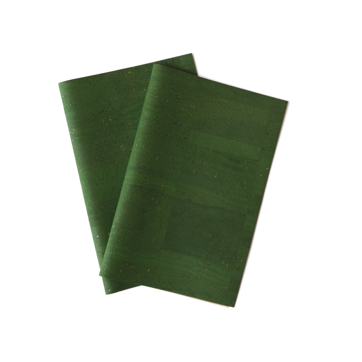 Korkleder in Dunkelgrün