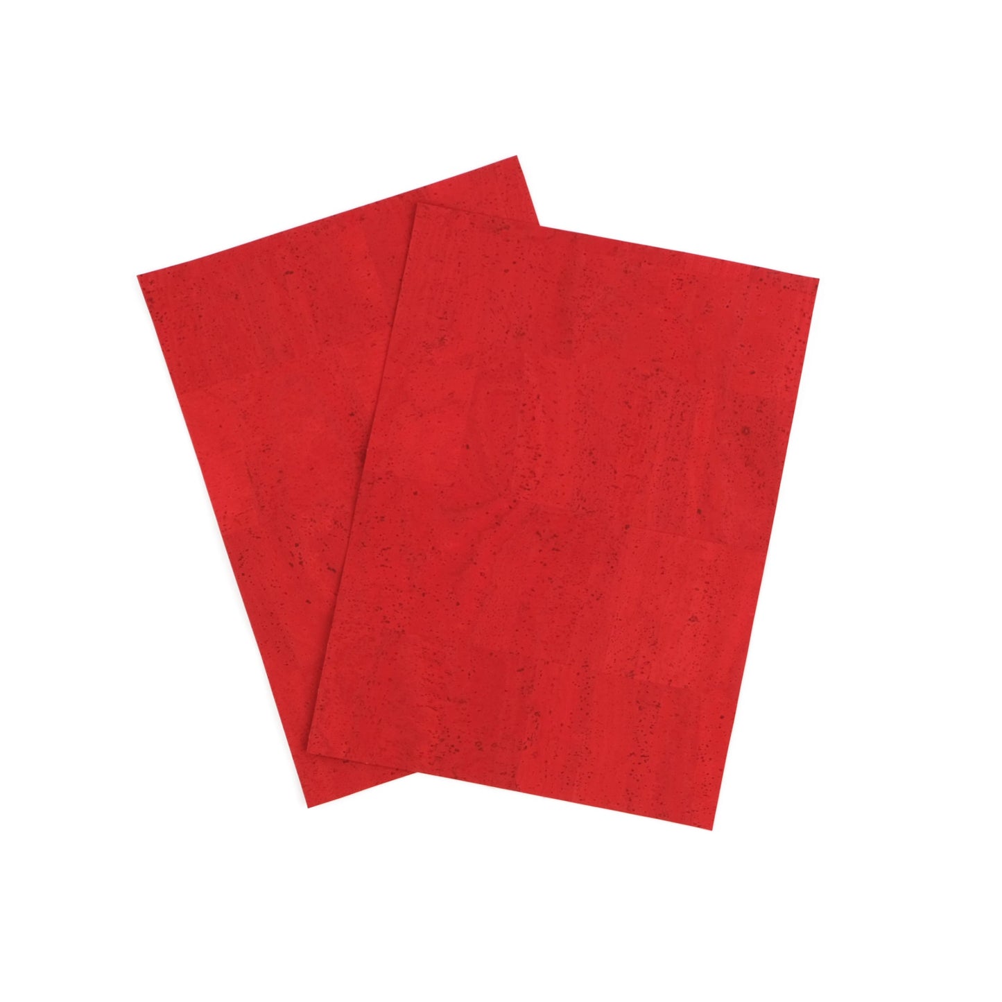 Korkleder in Rot