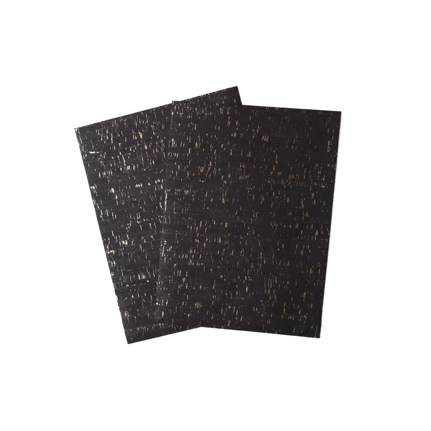 Korkleder Schwarz Gold - Alternative zu Tierleder aus Kork