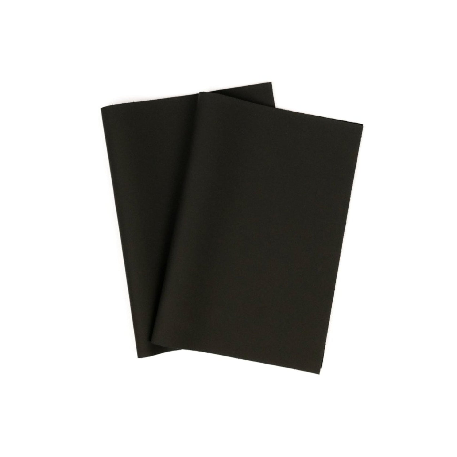 Ananasleder Leicht Velvet Schwarz