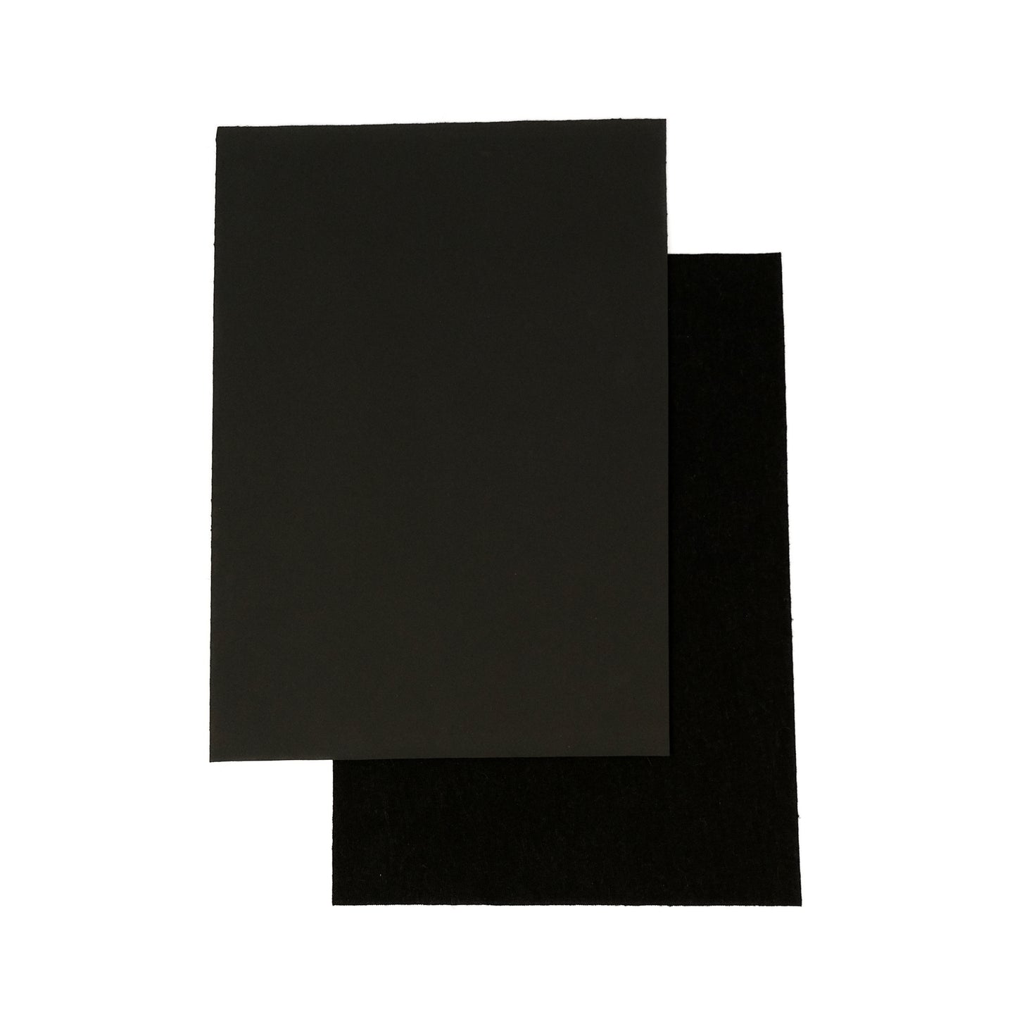 Ananasleder Leicht Velvet Schwarz