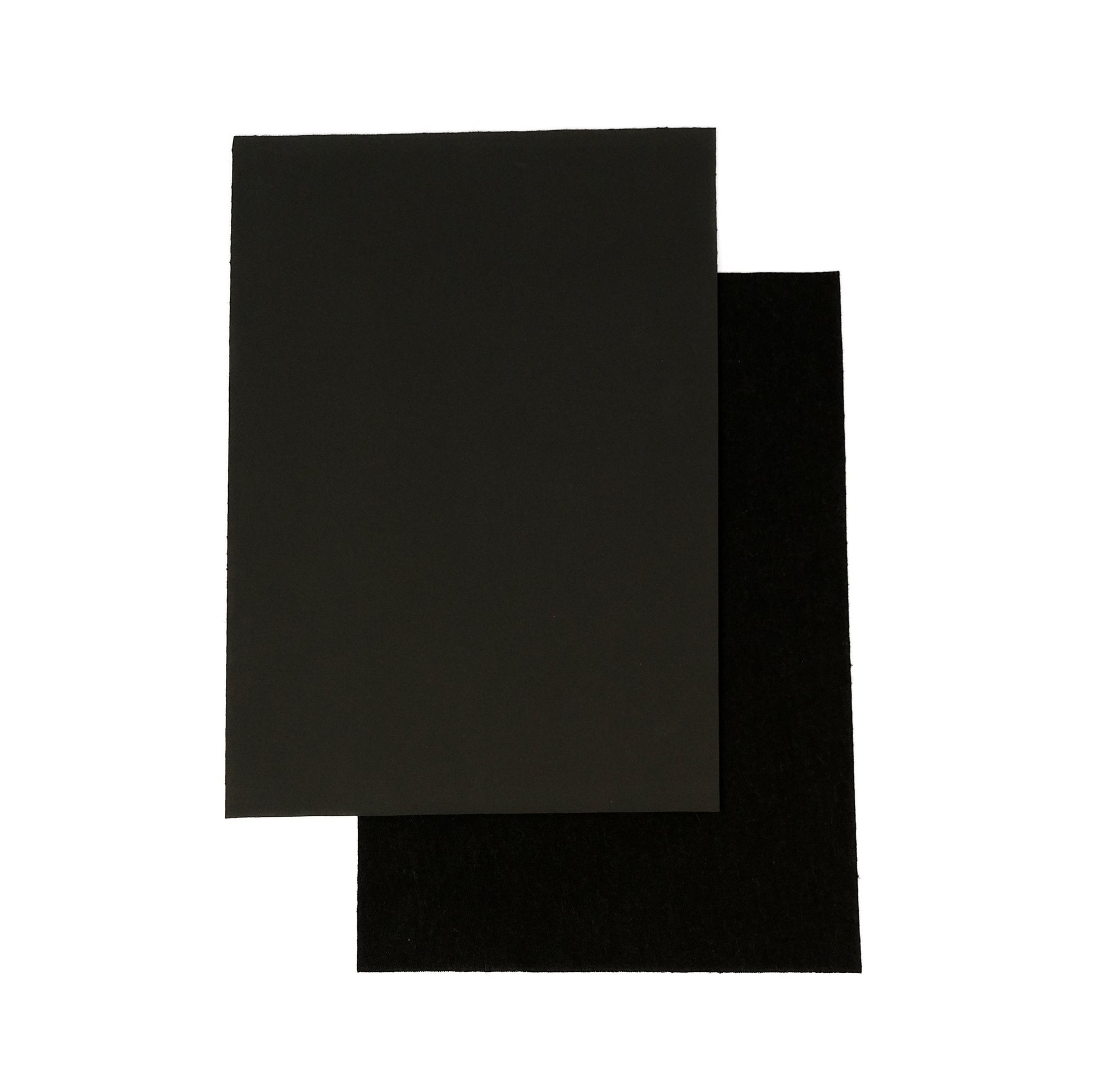 Ananasleder Leicht Velvet Schwarz