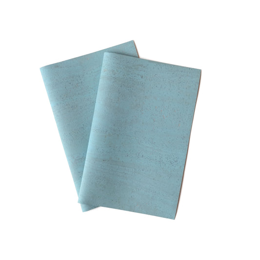 Korkleder Hellblau - Korkstoff für DIY Projekte in Blau