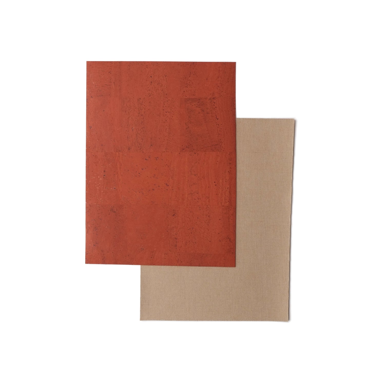 Korkleder in Orange