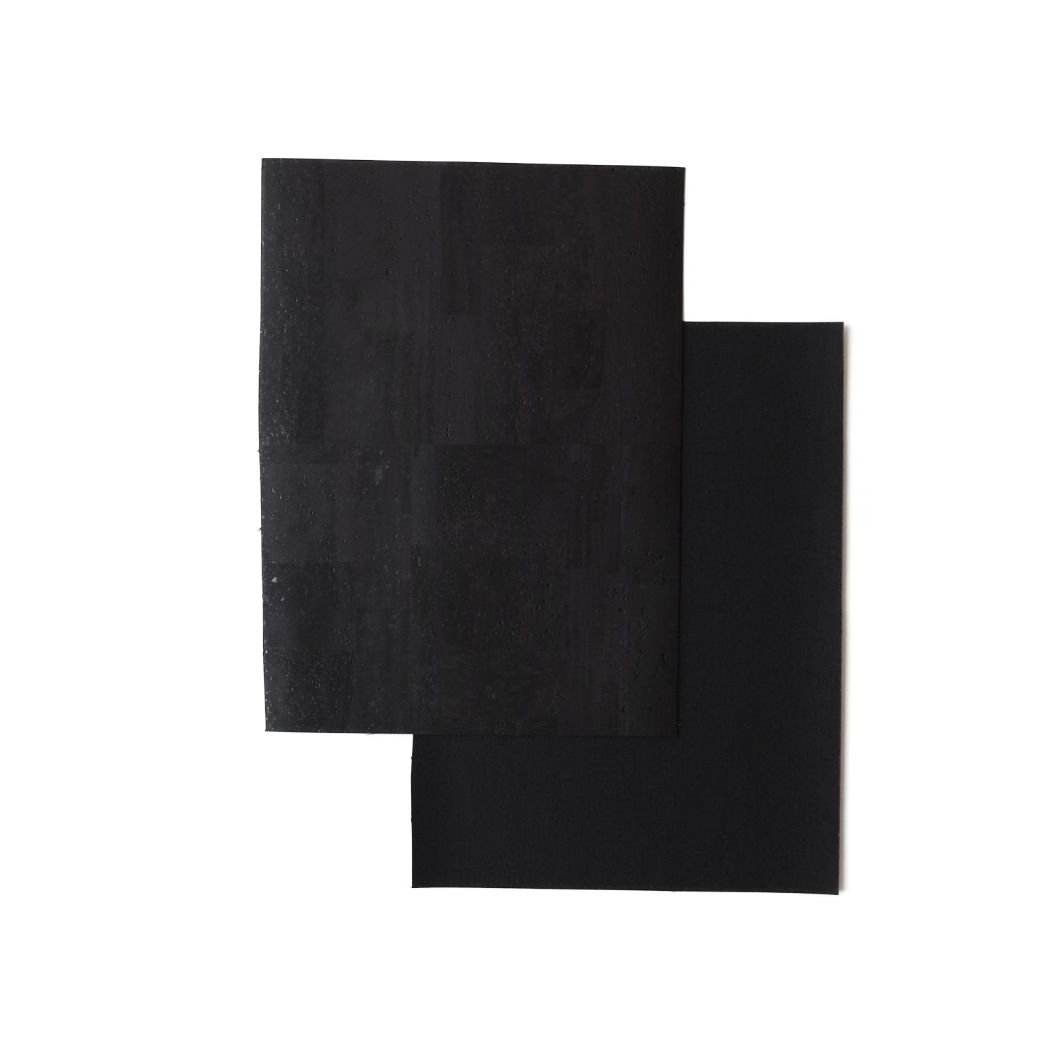 Korkleder in Schwarz