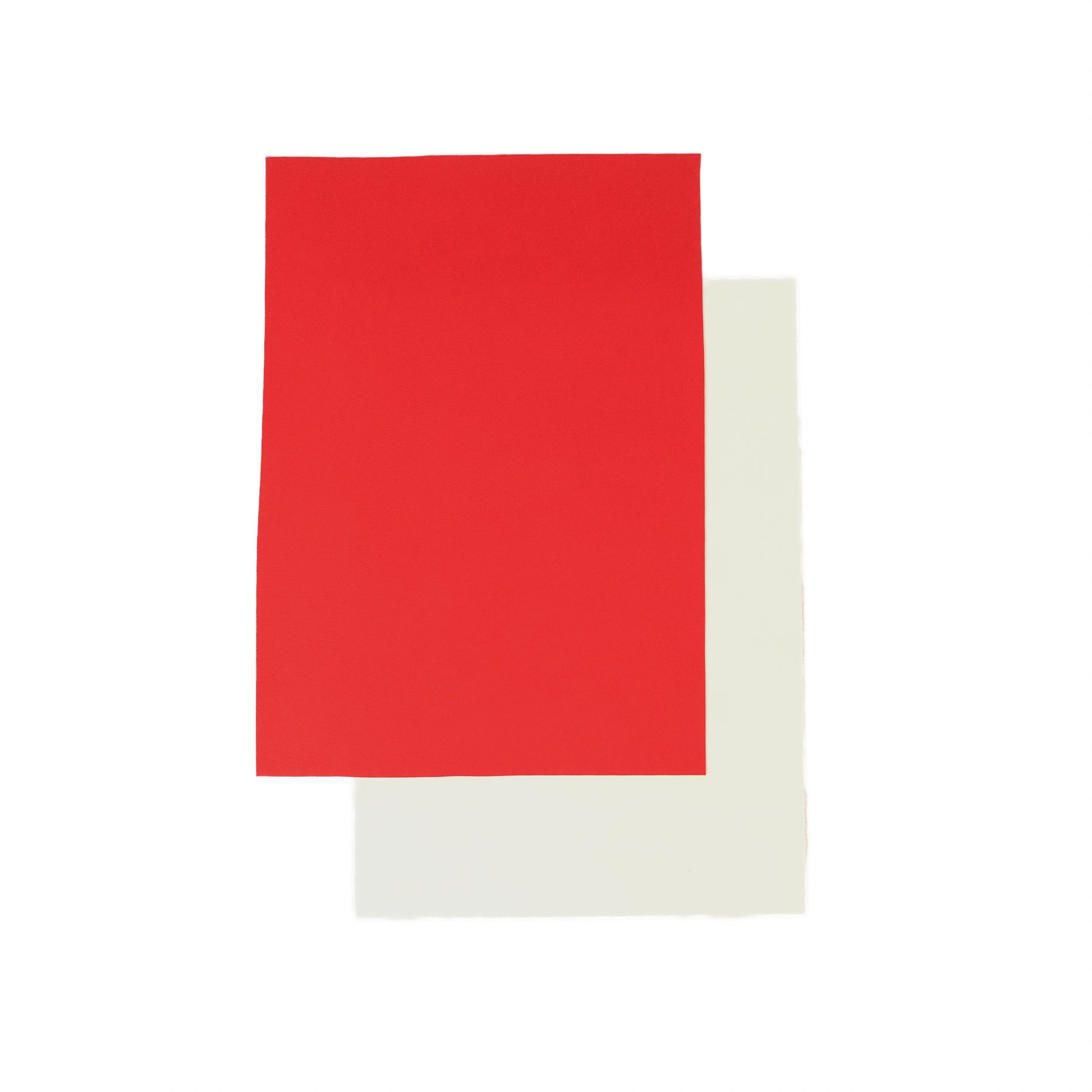 Traubenleder Rot in Napa Optik